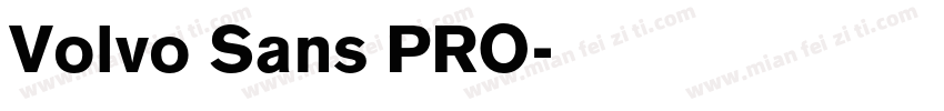 Volvo Sans PRO字体转换